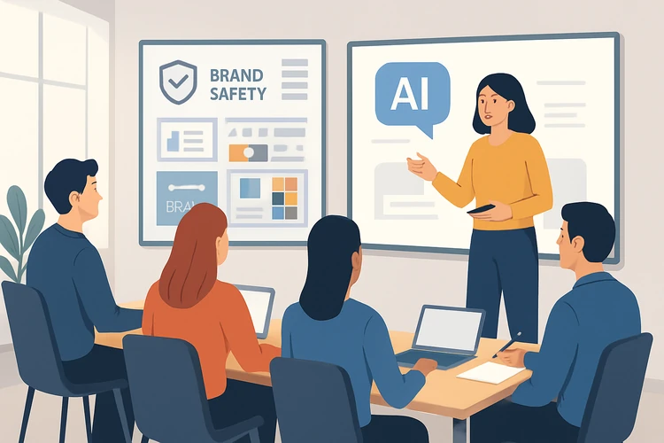 Agency team training in generative AI design workflows.
