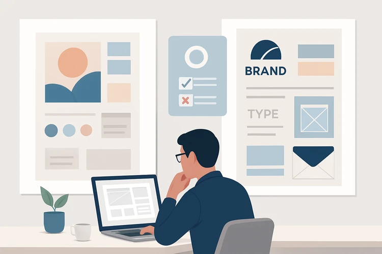 Designer comparing personal and commercial asset licenses.