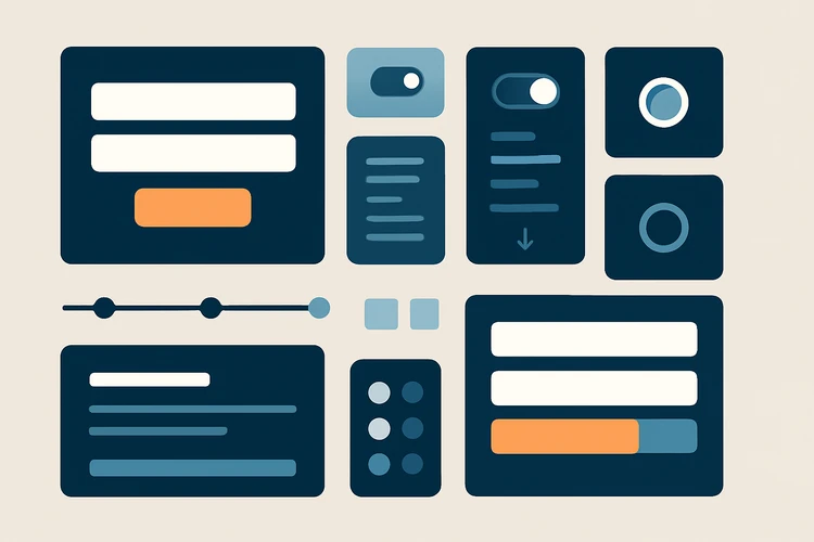 Micro-interactions documented inside a design system.